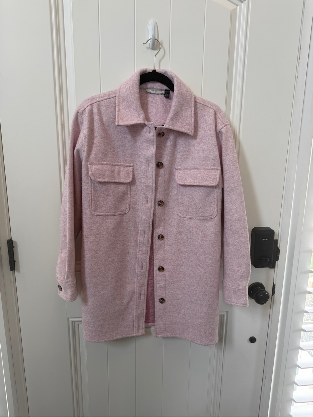 Allison Joy Pale Pink Cozy Jacket